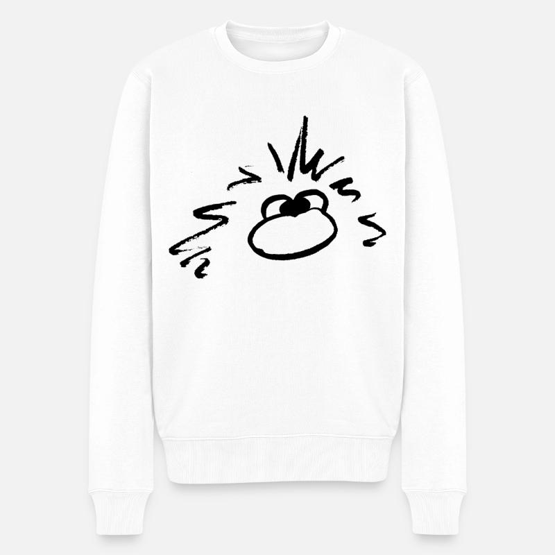 Mec - Pull Premium bio Homme - blanc