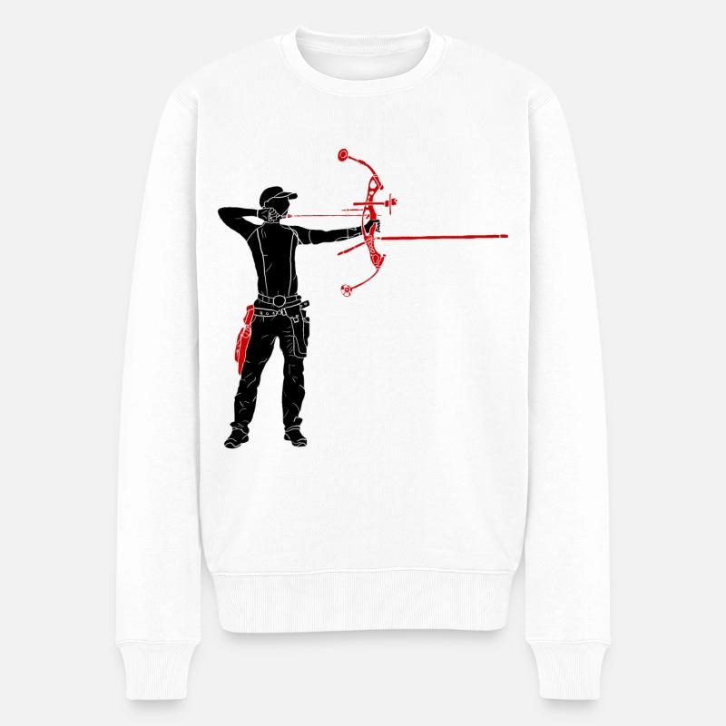 Archer - Pull Premium bio Homme - blanc