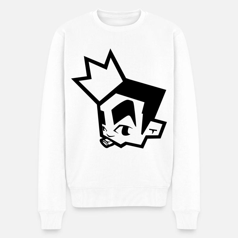 KING 1999 - Pull Premium bio Homme - blanc