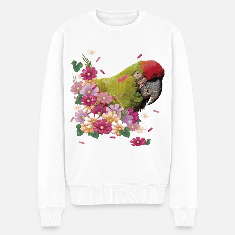 Rotohrara - Männer Premium Bio Pullover - Weiß