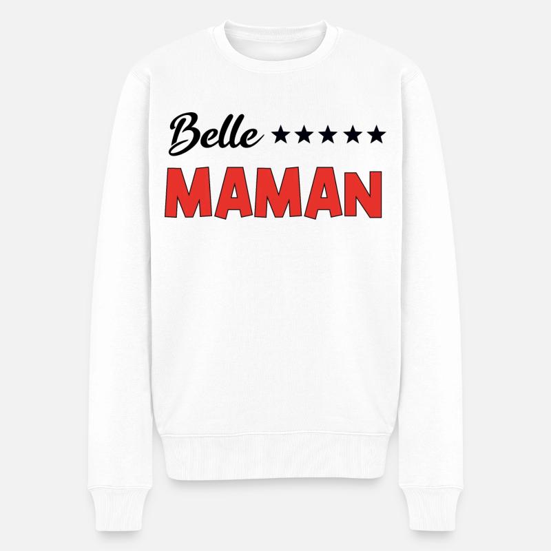 Belle maman - Pull Premium bio Homme - blanc