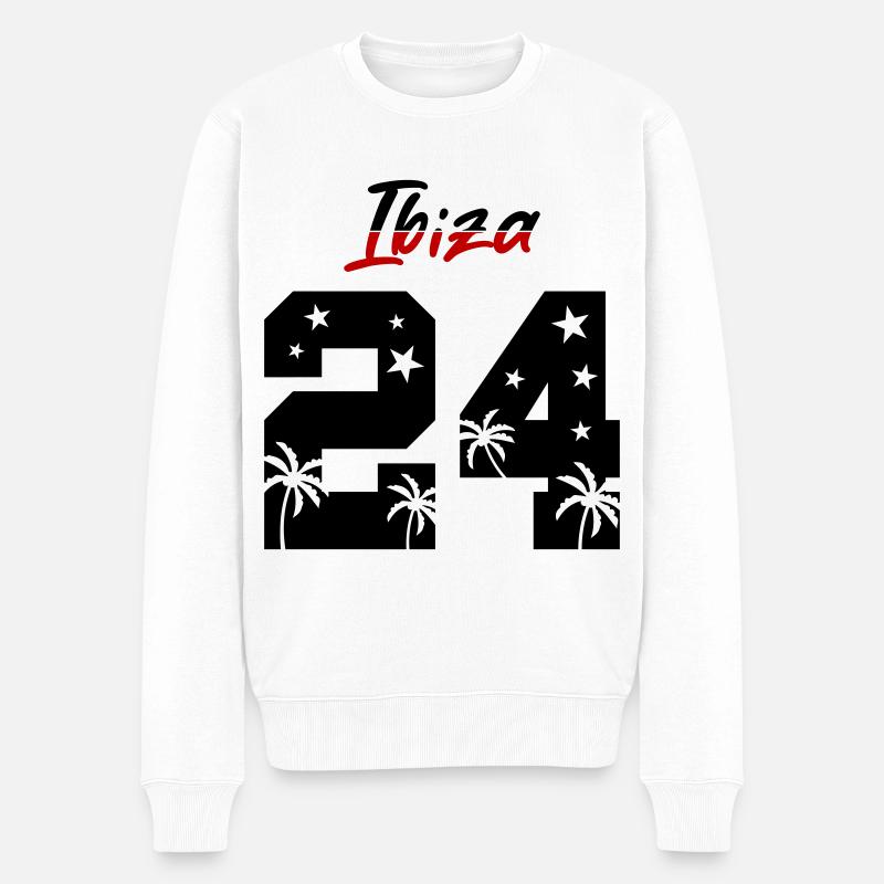 Ibiza 24 - Pull Premium bio Homme - blanc