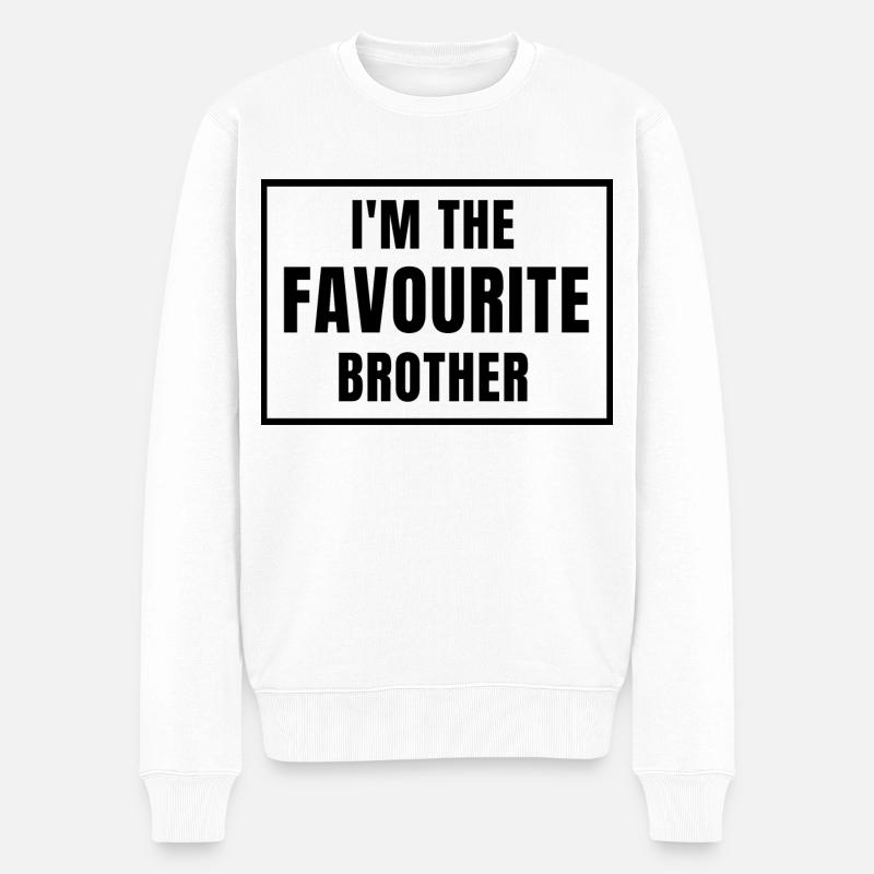 Ich bin der - Männer Premium Bio Pullover - Weiß