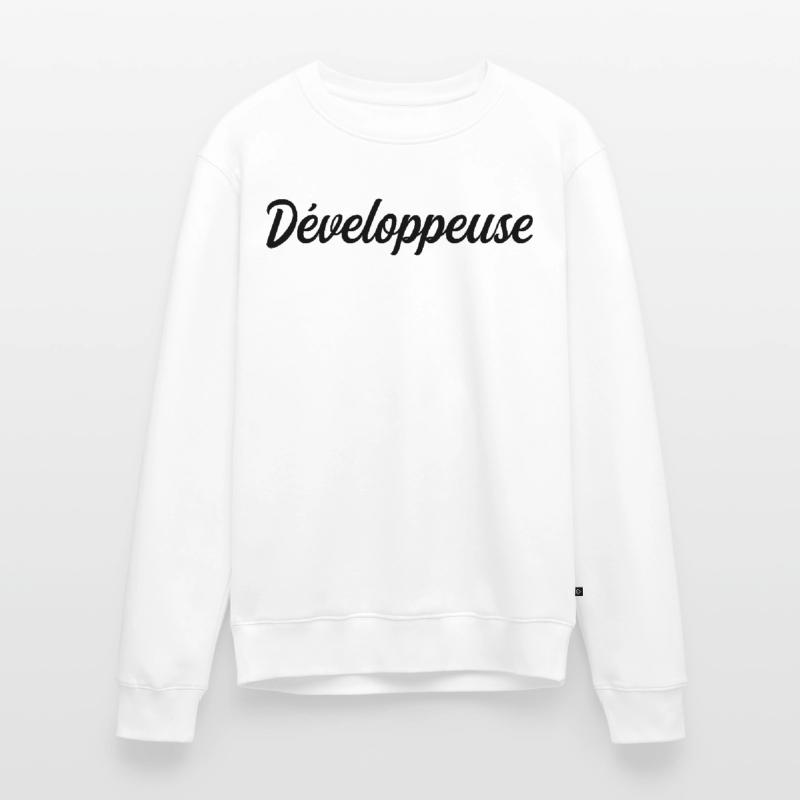 Développeuse Web Code Logiciel Application Tech Pull Premium bio Homme