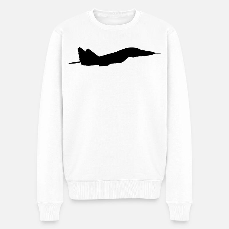 MiG-35 - Pull Premium bio Homme - blanc