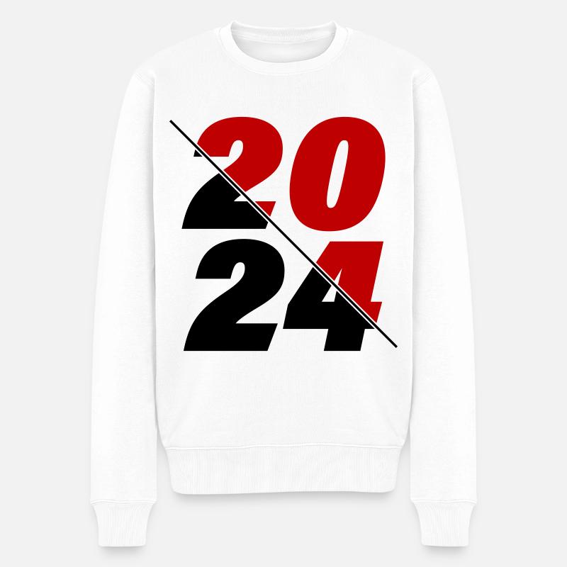 Année 2024 - Pull Premium bio Homme - blanc