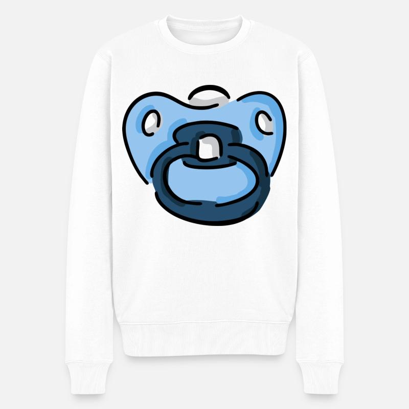 Sucettes bébé - Pull Premium bio Homme - blanc