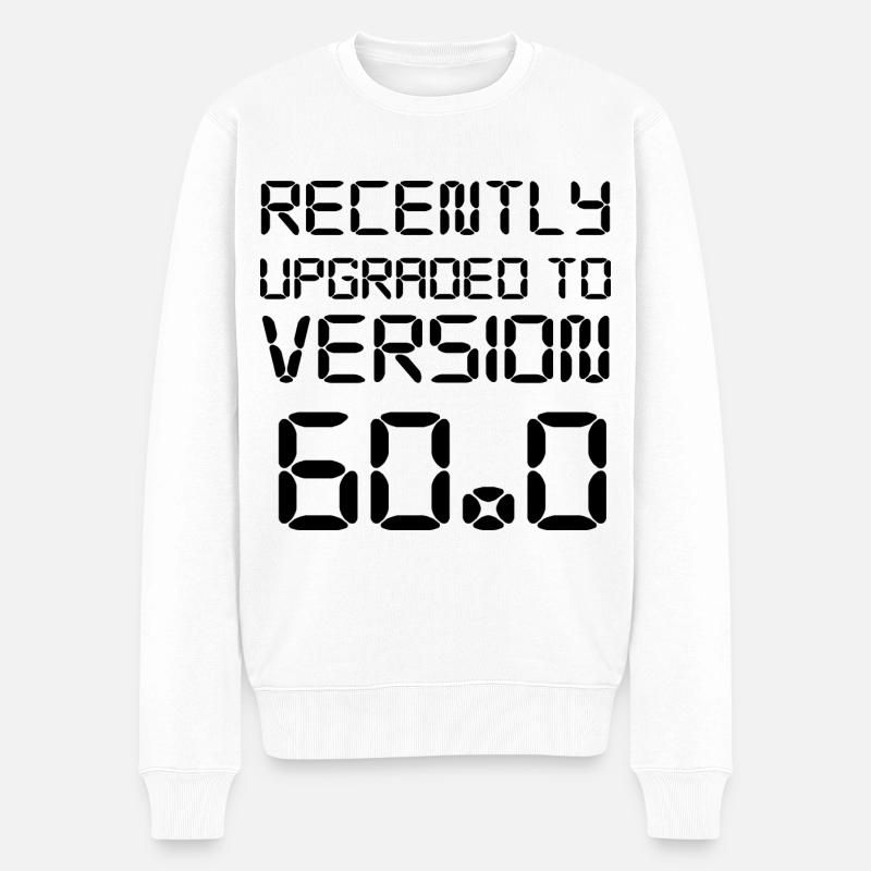 60e anniversaire - Pull Premium bio Homme - blanc