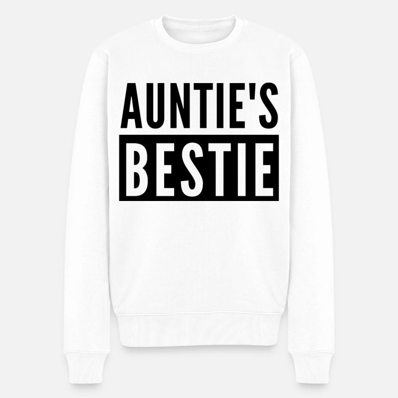 LA MEILLEURE AMIE DE TANTE - Pull Premium bio Homme - blanc