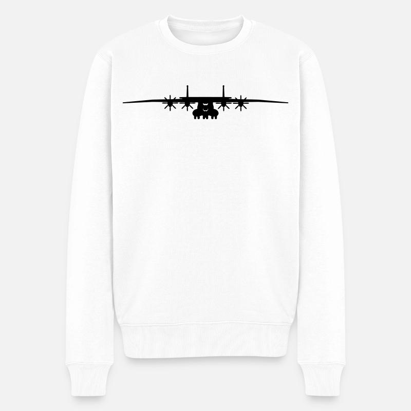An-22 - Männer Premium Bio Pullover - Weiß