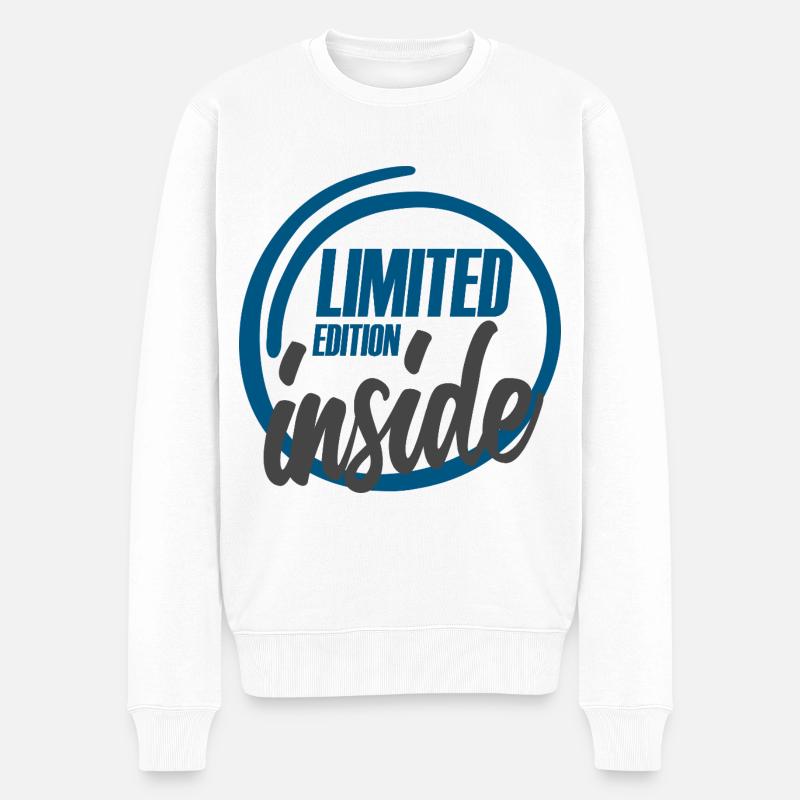 limited edition inside - Männer Premium Bio Pullover - Weiß
