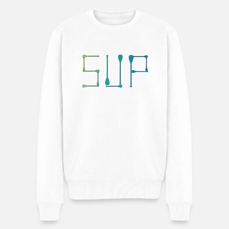 SOUPER - Pull Premium bio Homme - blanc