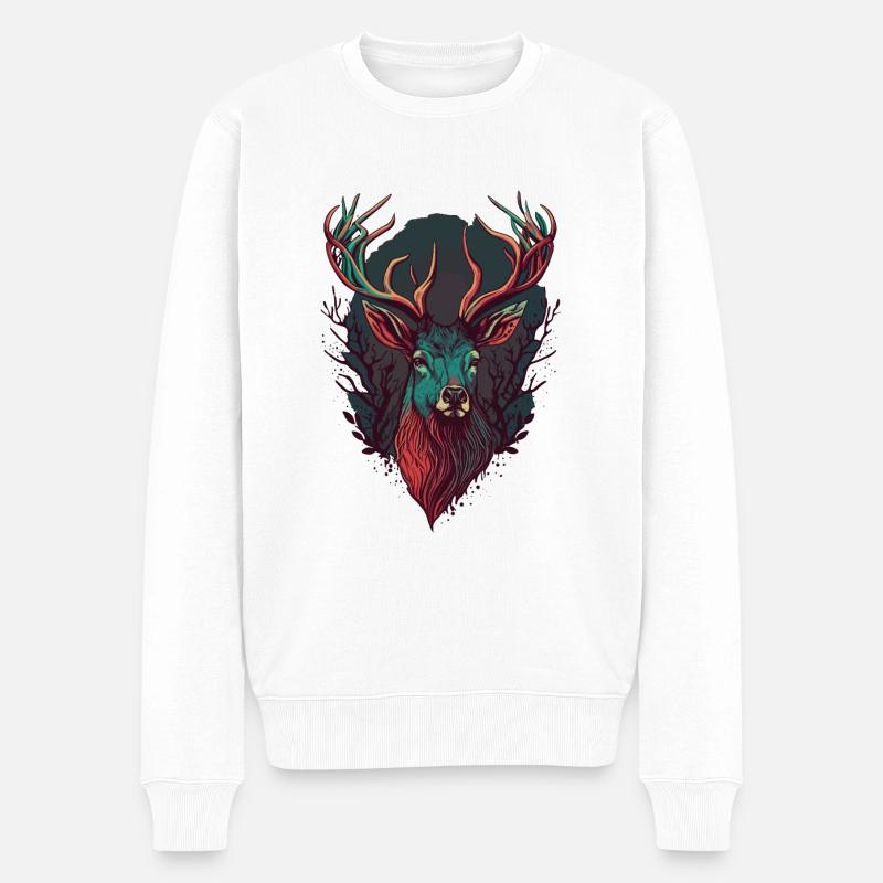 Ramure - Pull Premium bio Homme - blanc