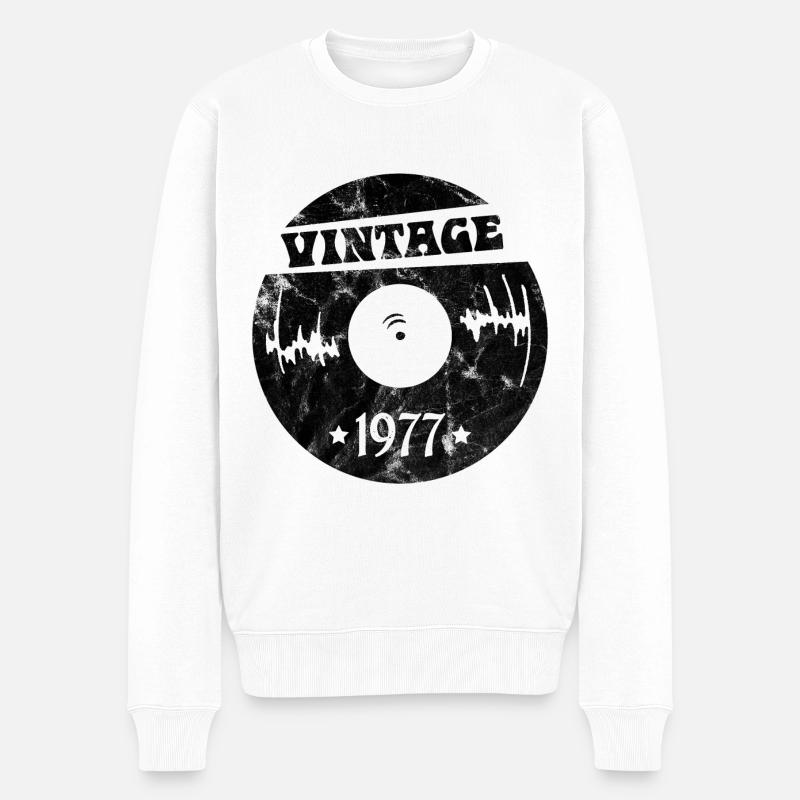 Millésime 1977 - Pull Premium bio Homme - blanc