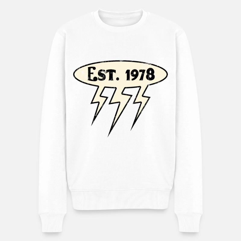 Est. 1978 Millésime - Pull Premium bio Homme - blanc