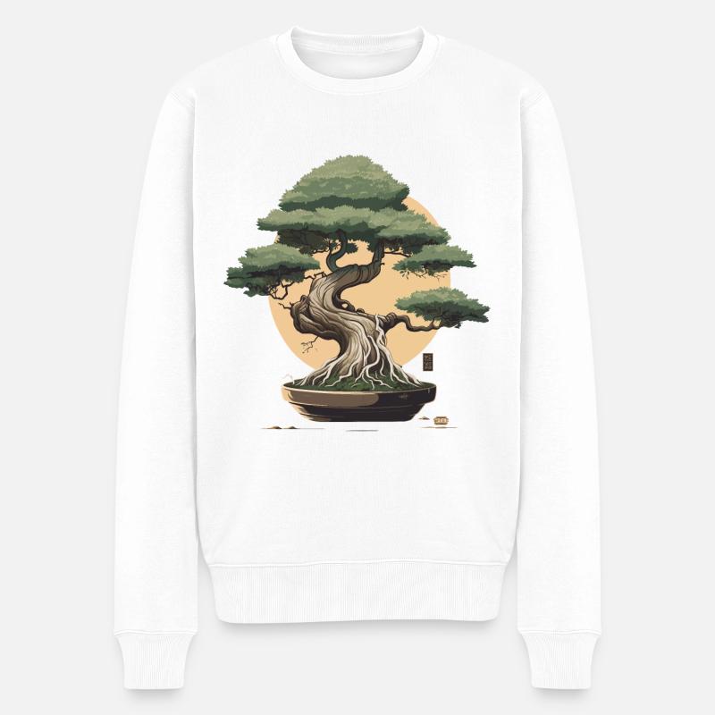 Chef-d’œuvre miniature - Pull Premium bio Homme - blanc