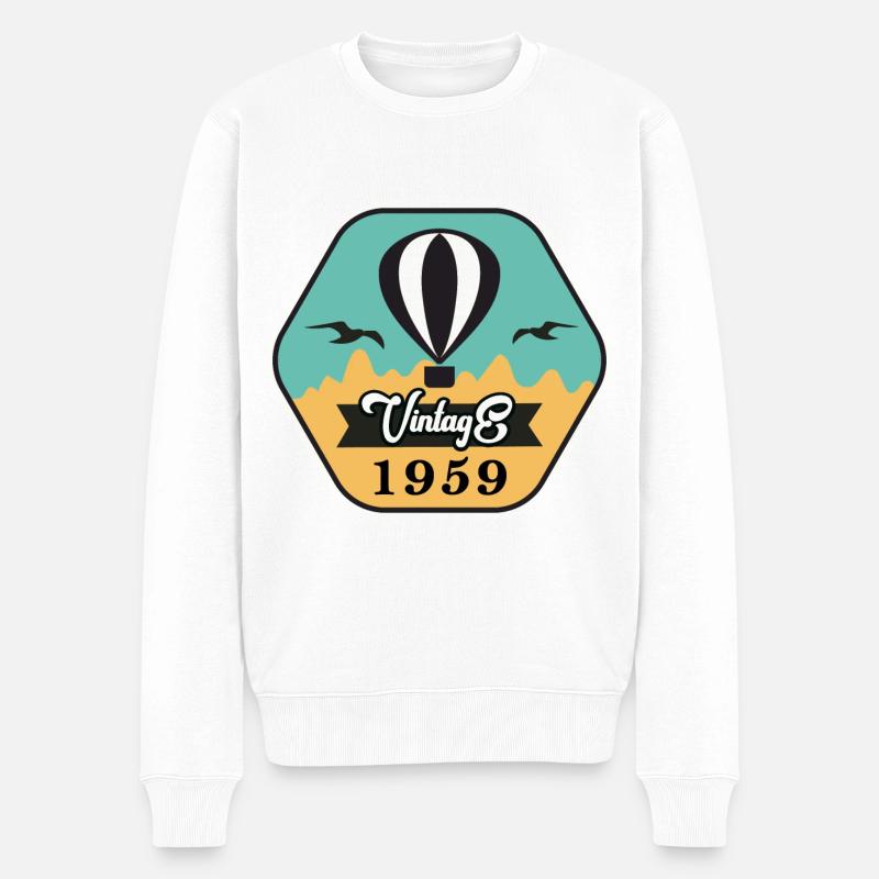 Millésime 1959 - Pull Premium bio Homme - blanc