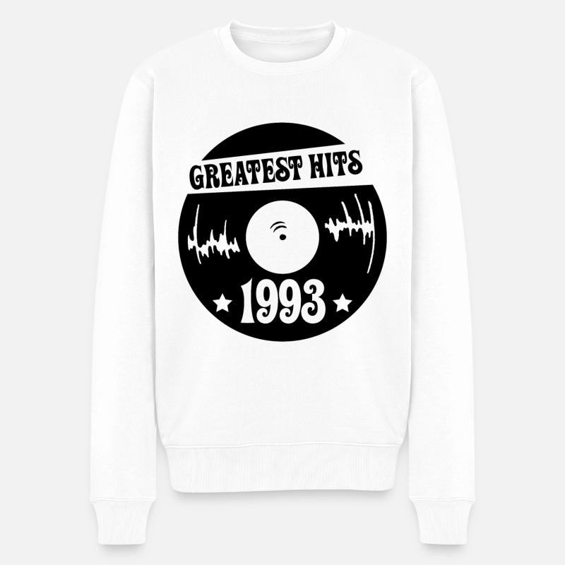 1993 30e anniversaire - Pull Premium bio Homme - blanc