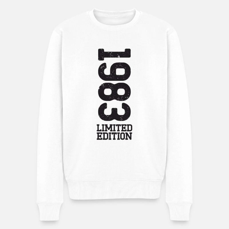 1983 40e anniversaire - Pull Premium bio Homme - blanc