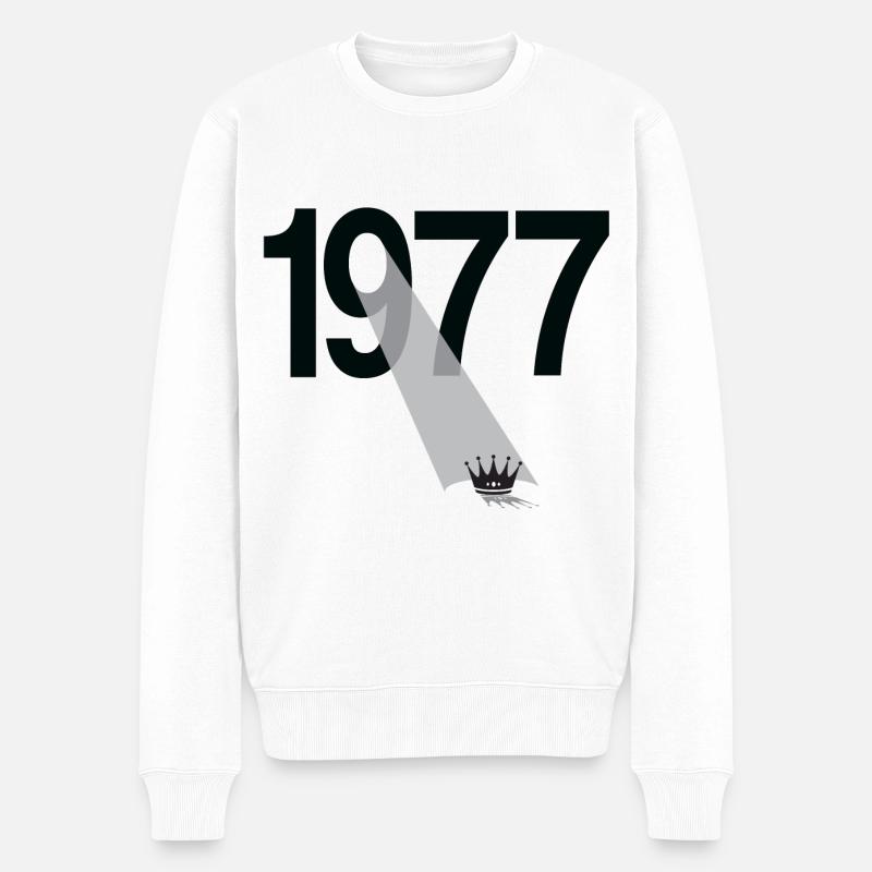 Millésime 1977 - Pull Premium bio Homme - blanc