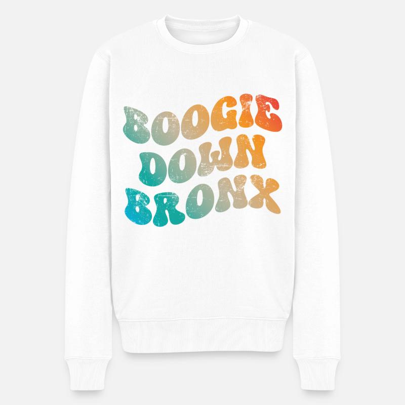 Boogie Down Bronx - Pull Premium bio Homme - blanc
