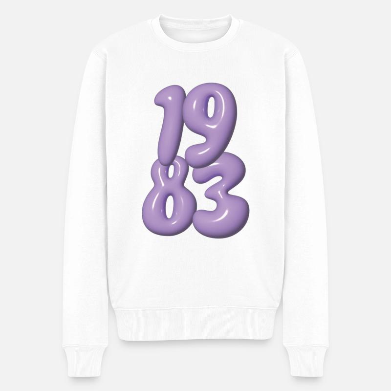 Millésime 1983 - Pull Premium bio Homme - blanc