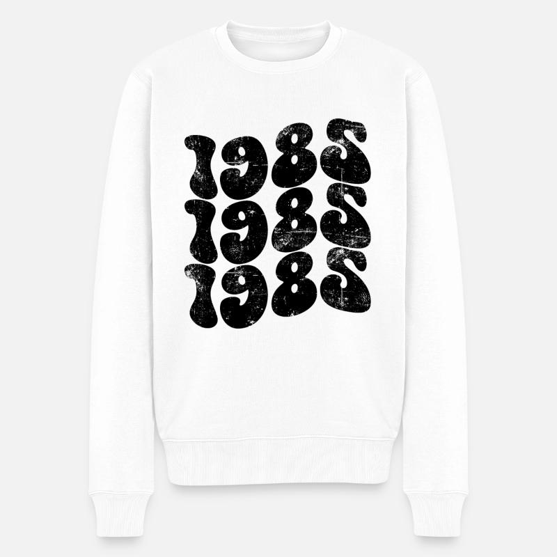 Millésime 1985 - Pull Premium bio Homme - blanc