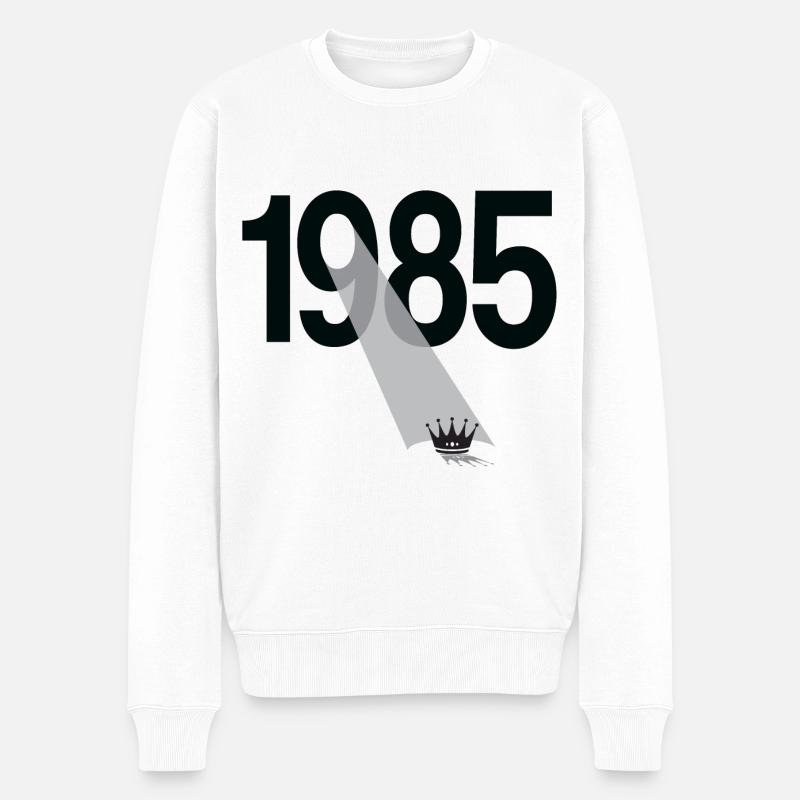 Millésime 1985 - Pull Premium bio Homme - blanc