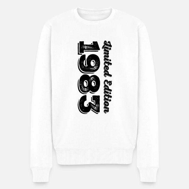 1983 40e anniversaire - Pull Premium bio Homme - blanc
