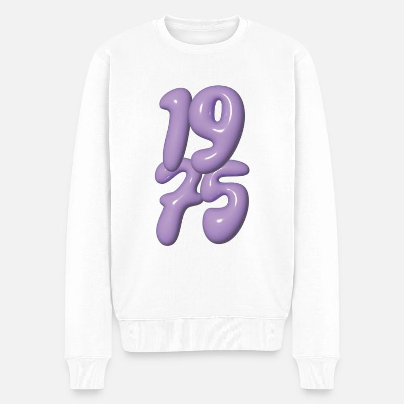Millésime 1975 - Pull Premium bio Homme - blanc