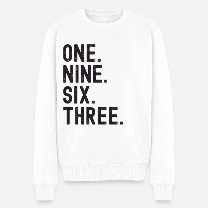Anniversaire 1963 - Pull Premium bio Homme - blanc