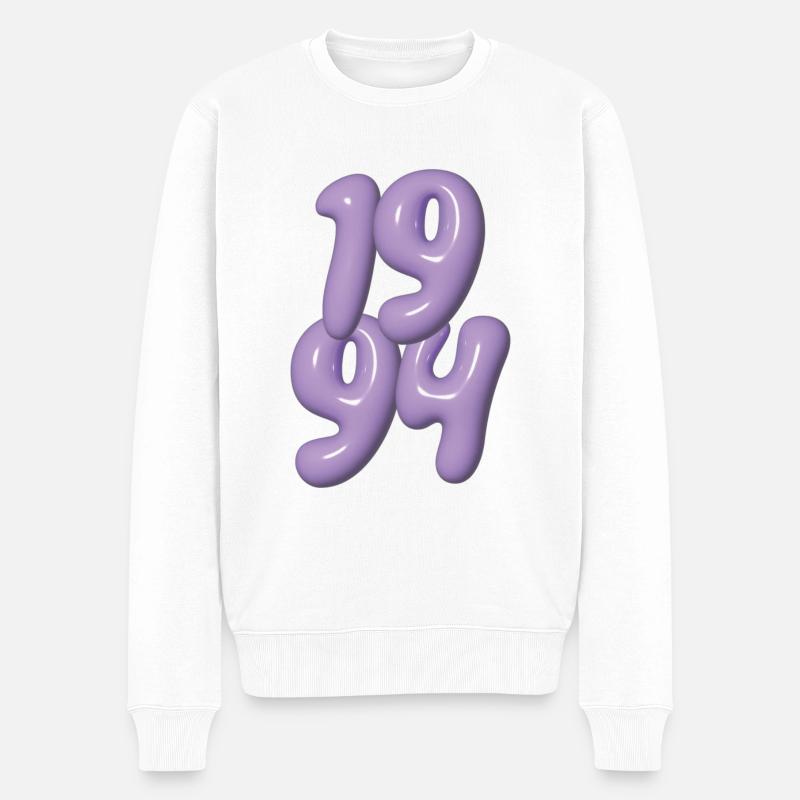 Millésime 1994 - Pull Premium bio Homme - blanc