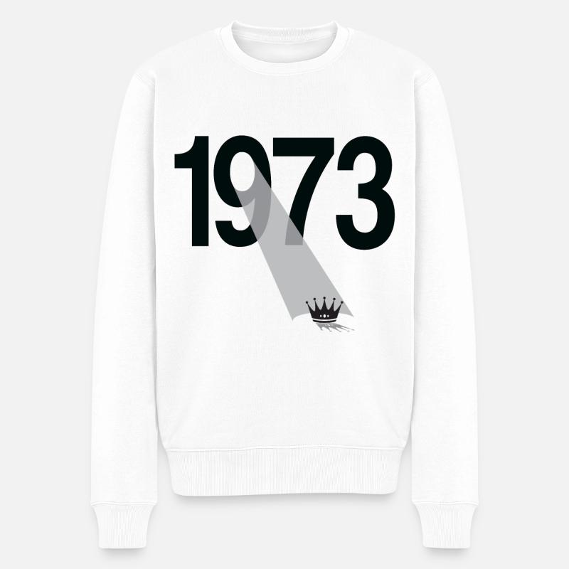 Millésime 1973 - Pull Premium bio Homme - blanc
