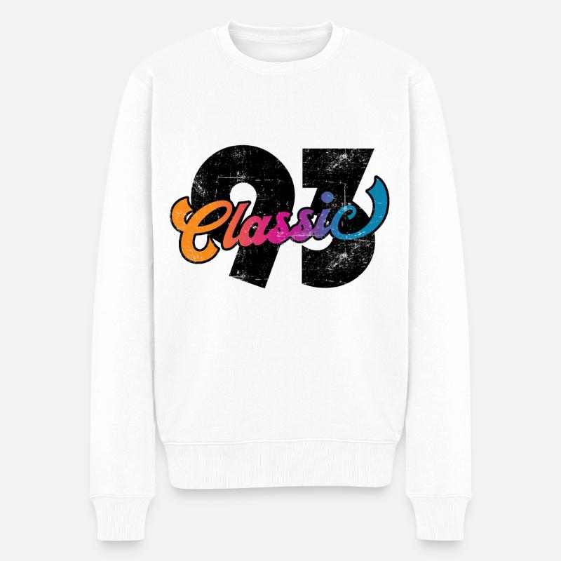1993 30e anniversaire - Pull Premium bio Homme - blanc