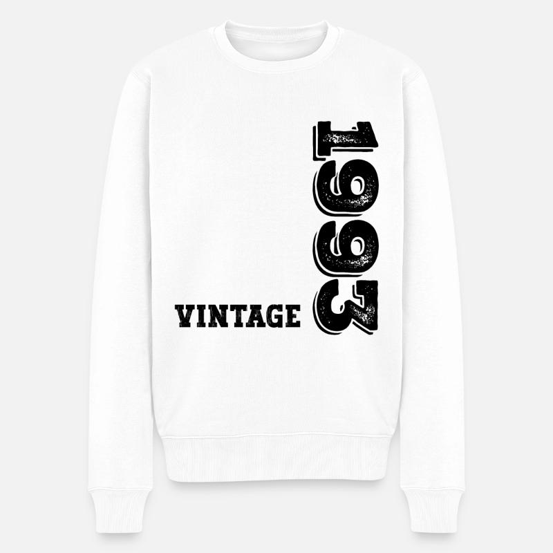 1993 30e anniversaire - Pull Premium bio Homme - blanc
