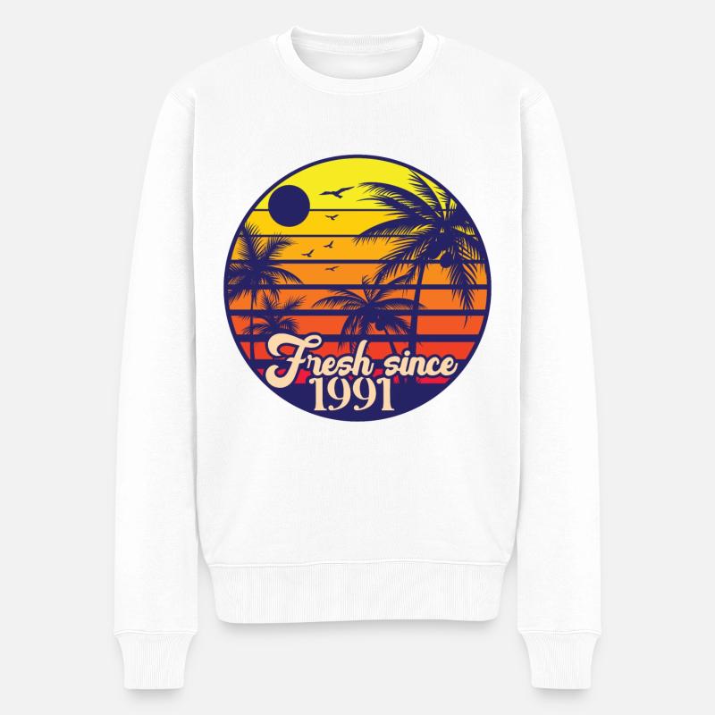 Millésime 1991 - Pull Premium bio Homme - blanc