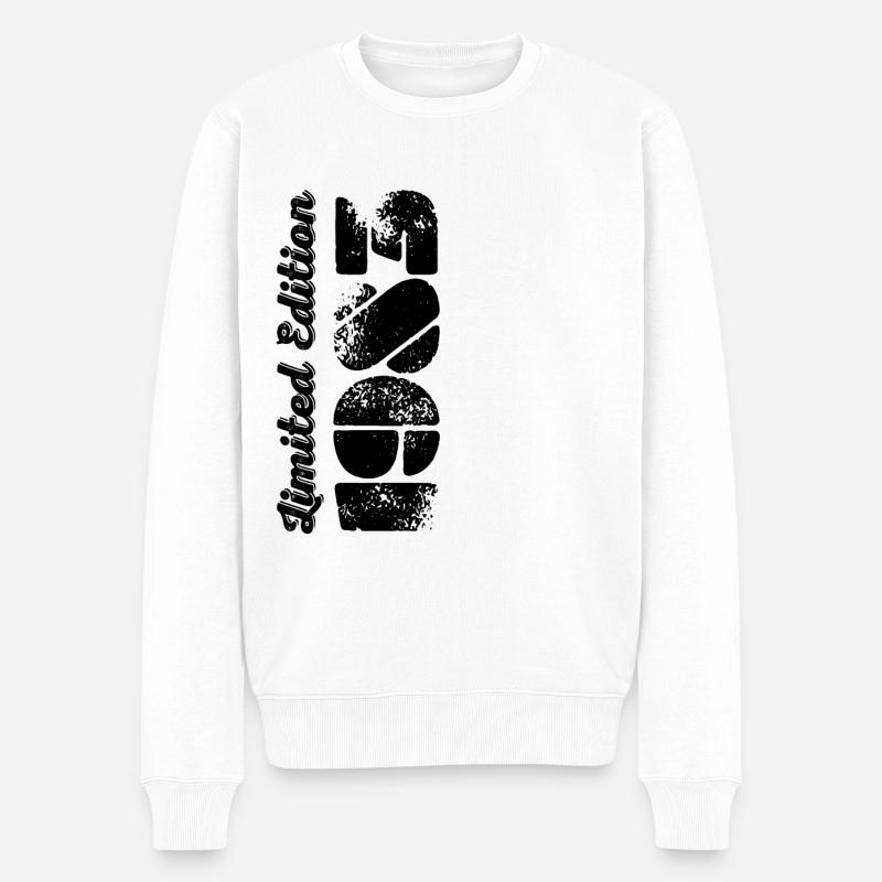 Anniversaire 1983 - Pull Premium bio Homme - blanc
