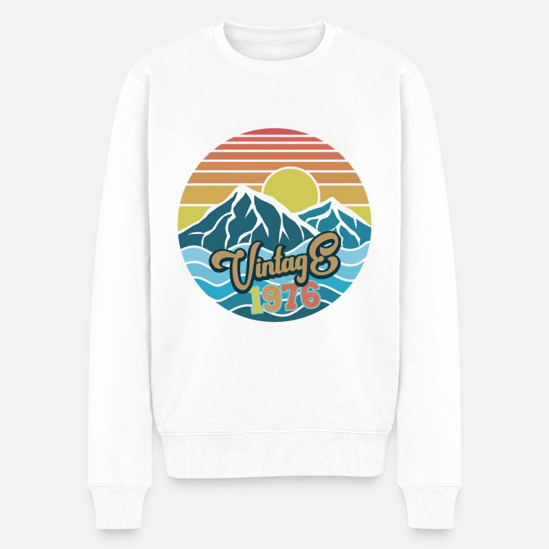 Millésime 1976 - Pull Premium bio Homme - blanc