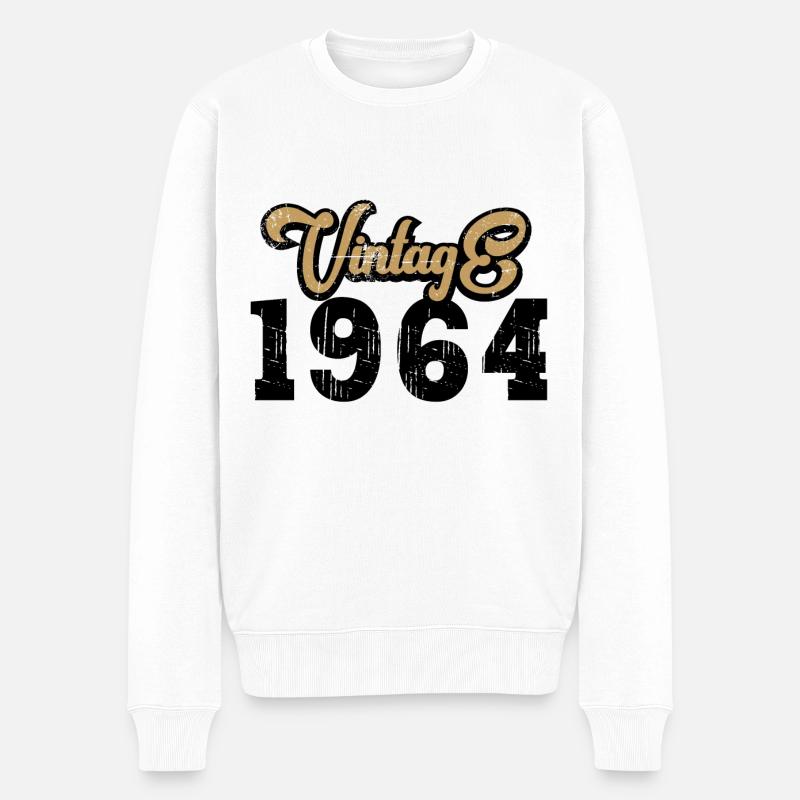 1964 60e anniversaire - Pull Premium bio Homme - blanc