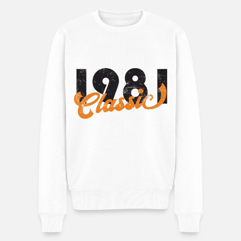 Millésime 1981 - Pull Premium bio Homme - blanc