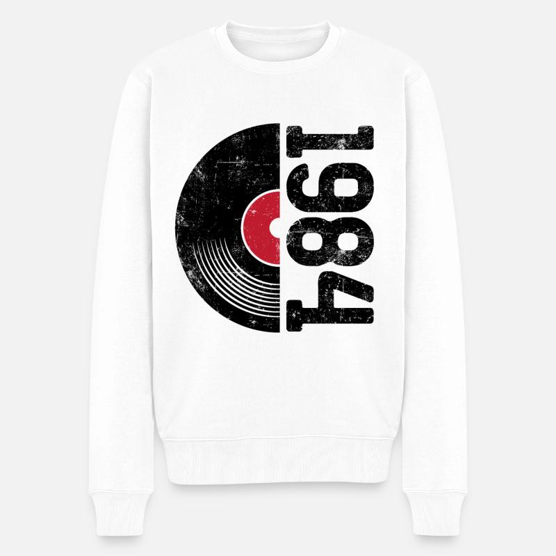 Millésime 1984 - Pull Premium bio Homme - blanc