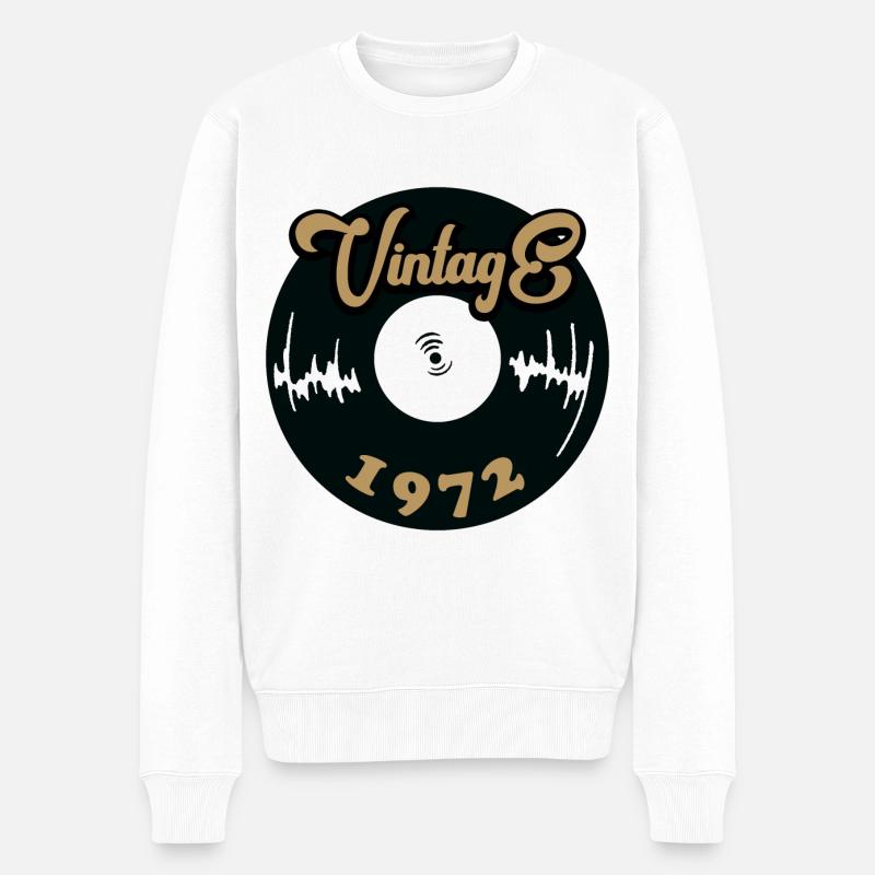 Millésime 1972 - Pull Premium bio Homme - blanc