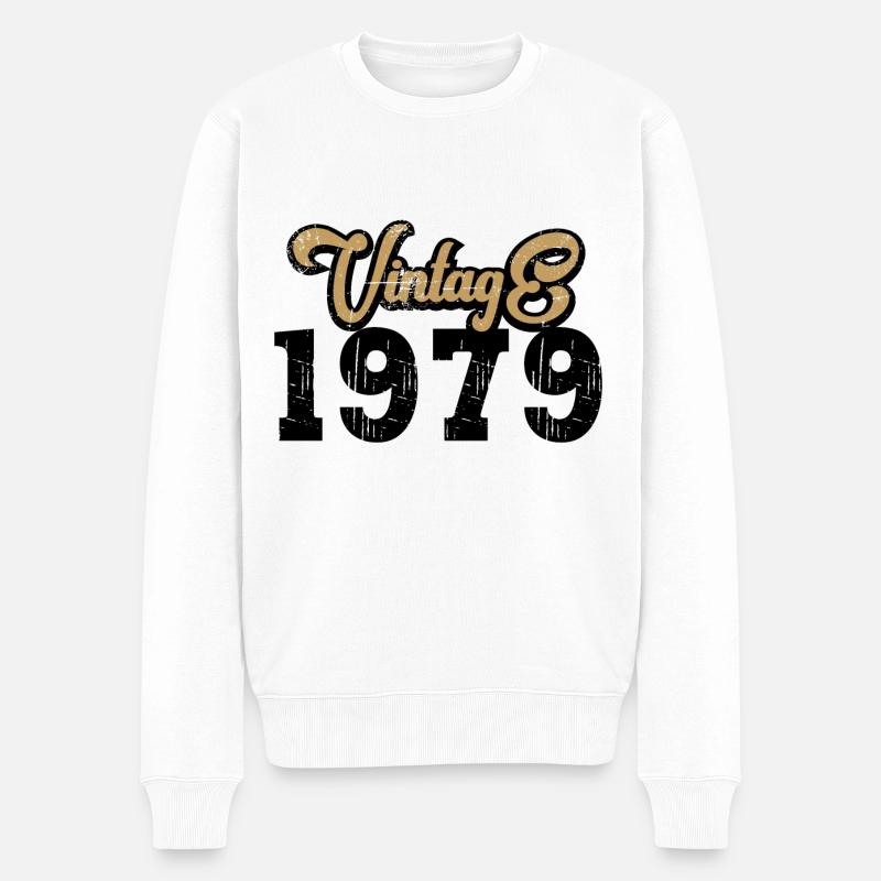 Millésime 1979 - Pull Premium bio Homme - blanc
