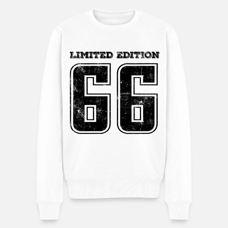 Vintage 1966 - Männer Premium Bio Pullover - Weiß