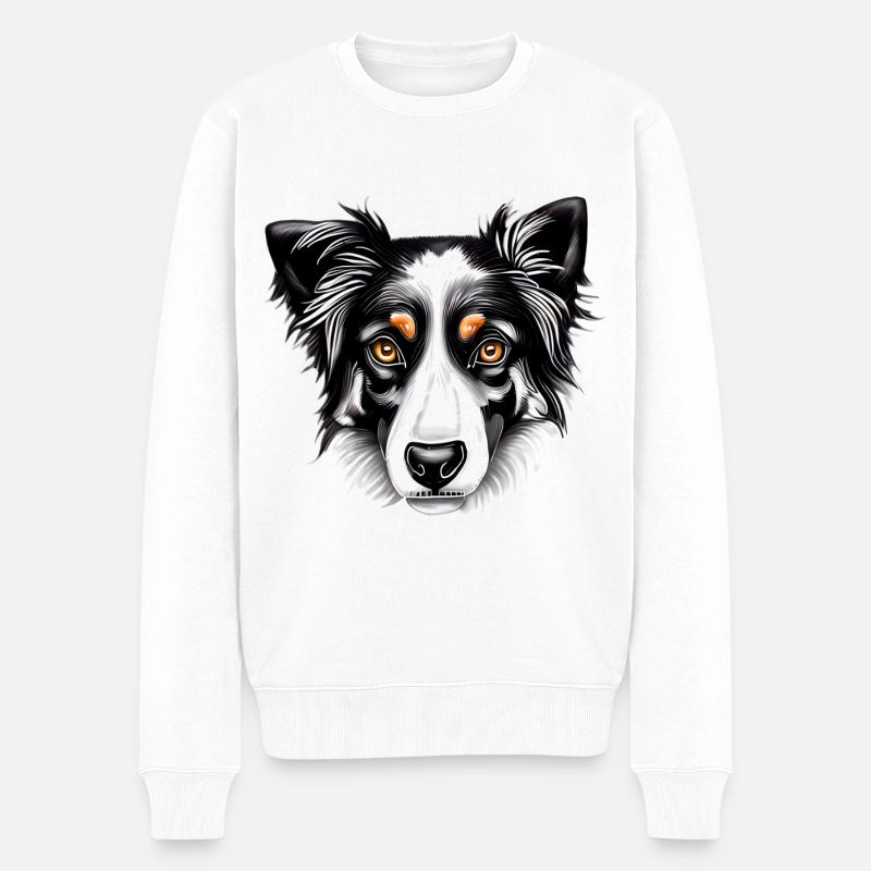 Berger australien - Pull Premium bio Homme - blanc