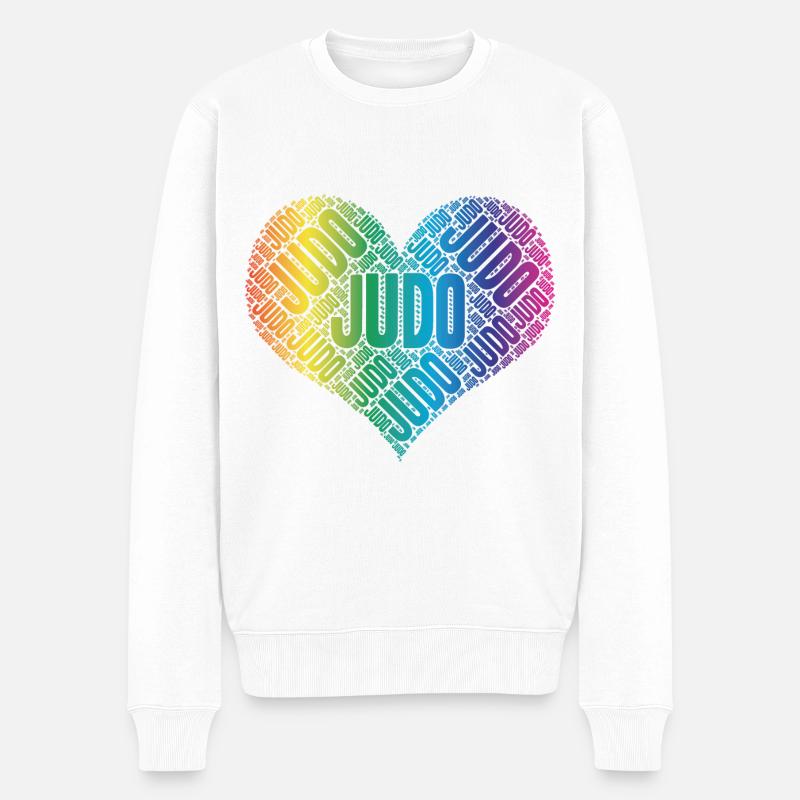 Judo - Pull Premium bio Homme - blanc