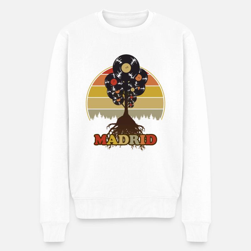 Madrid - Pull Premium bio Homme - blanc