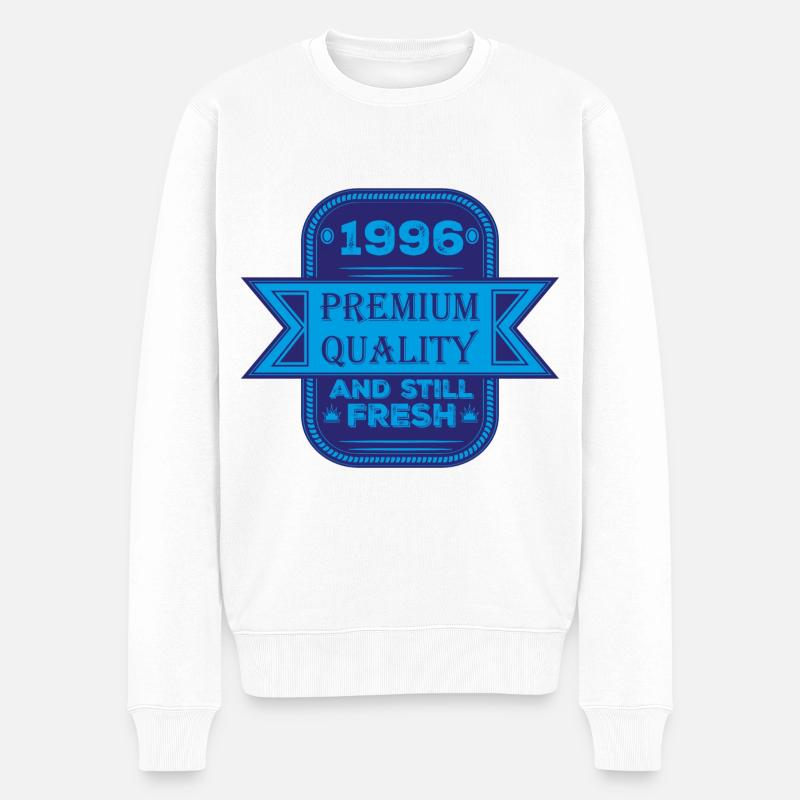 Millésime 1996 - Pull Premium bio Homme - blanc