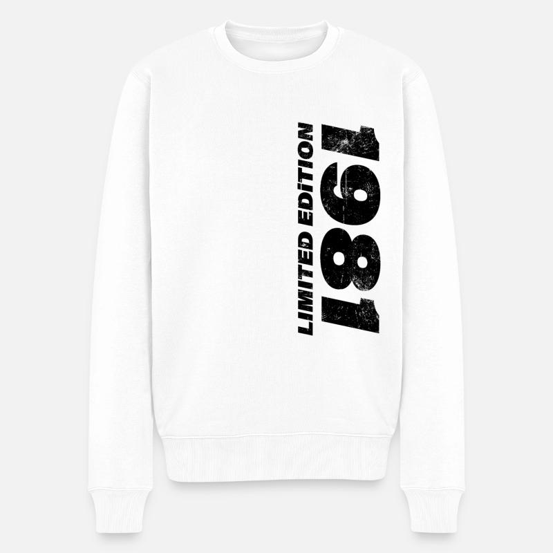 Millésime 1981 - Pull Premium bio Homme - blanc