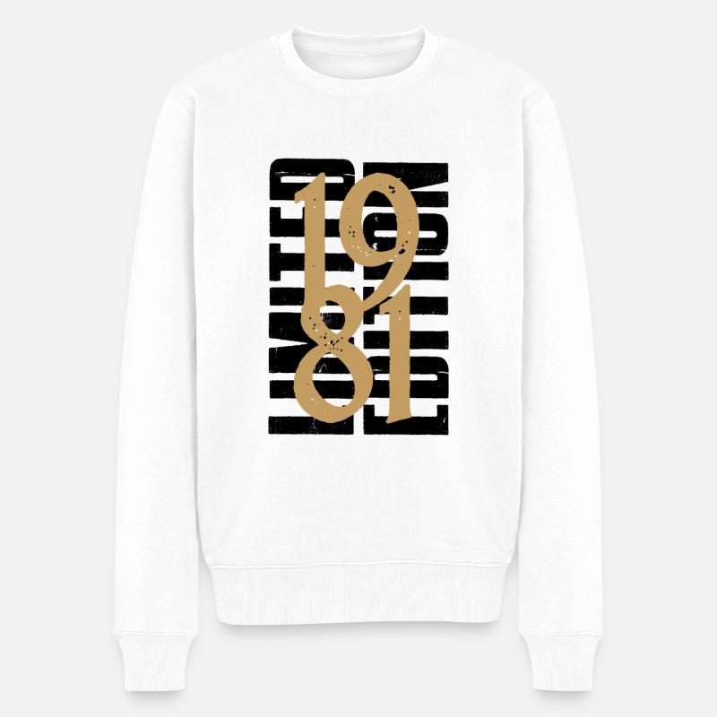 Millésime 1981 - Pull Premium bio Homme - blanc